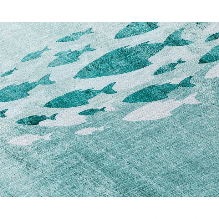 Chantille ACN627 Teal 9' x 12' Rug