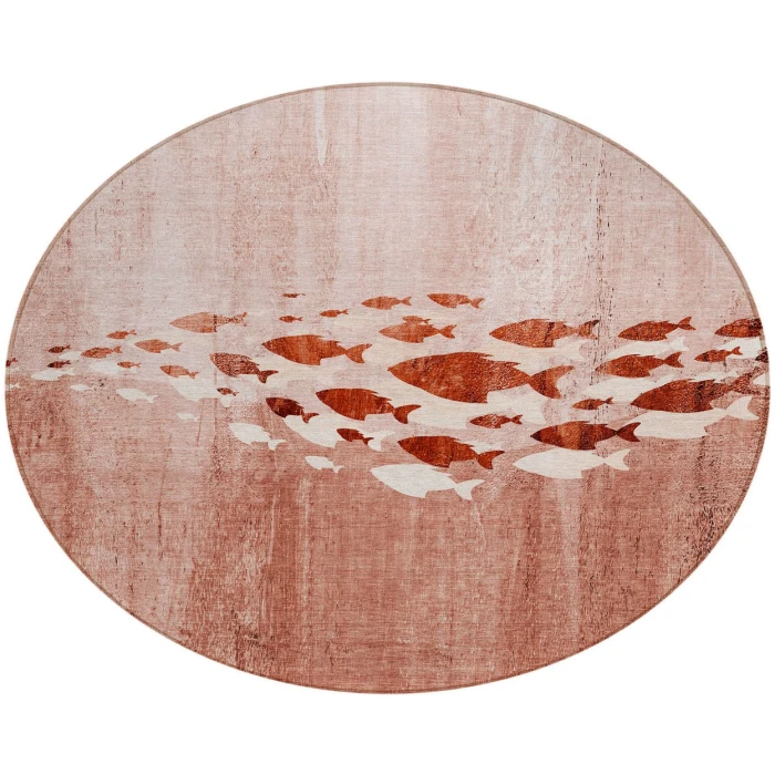 Chantille ACN627 Terracotta 8' x 8' Rug