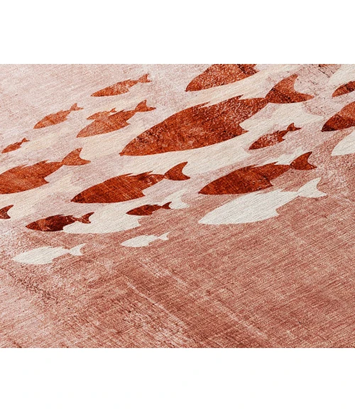 Chantille ACN627 Terracotta 9' x 12' Rug