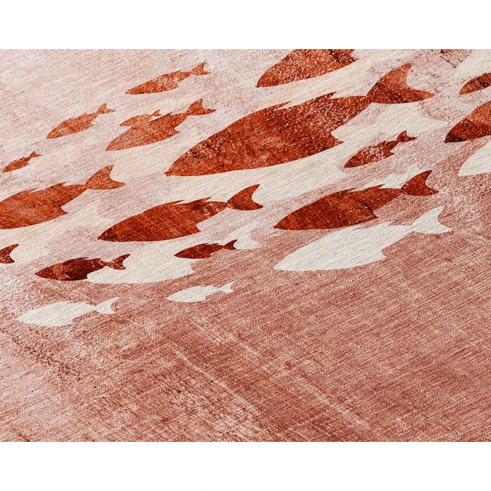 Chantille ACN627 Terracotta 8' x 8' Rug