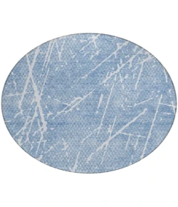 Addison Chantille ACN628 Blue 8 ft. x 8 ft. Round Rug
