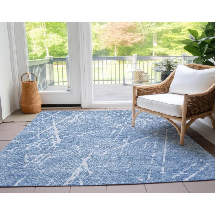 Chantille ACN628 Blue 5' x 7'6" Rug