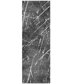 Addison Chantille ACN628 Charcoal 2 ft. 3 in. x 7 ft. 6 in. Runner Rug