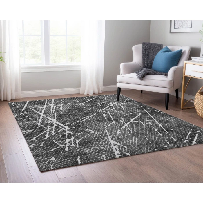 Chantille ACN628 Charcoal 9' x 12' Rug