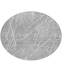 Addison Chantille ACN628 Gray 8 ft. x 8 ft. Round Rug