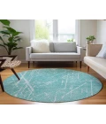 Chantille ACN628 Teal 8' x 8' Rug
