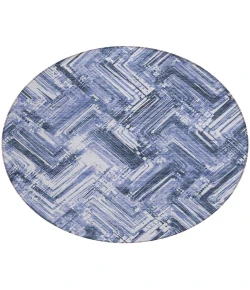 Addison Chantille ACN630 Blue 8 ft. x 8 ft. Round Rug