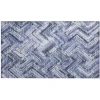 Addison Chantille ACN630 Blue 1 ft. 8 in. x 2 ft. 6 in. Rectangle Rug