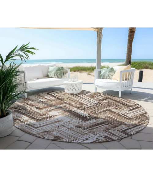 Chantille ACN630 Brown 8' x 8' Rug