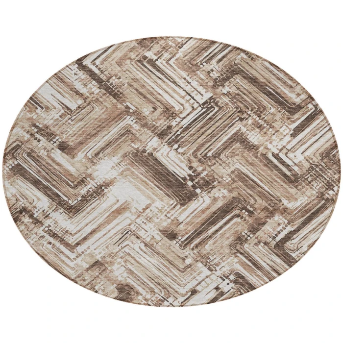 Chantille ACN630 Brown 8' x 8' Rug
