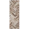 Addison Chantille ACN630 Brown 2 ft. 3 in. x 7 ft. 6 in. Runner Rug