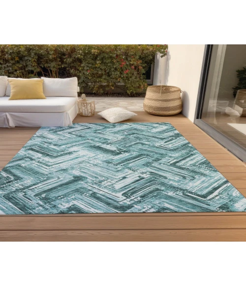 Chantille ACN630 Teal 2'6" x 3'10" Rug