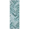 Addison Chantille ACN630 Teal 2 ft. 3 in. x 7 ft. 6 in. Runner Rug