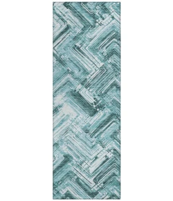 Addison Chantille ACN630 Teal 2 ft. 3 in. x 7 ft. 6 in. Runner Rug