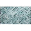 Addison Chantille ACN630 Teal 1 ft. 8 in. x 2 ft. 6 in. Rectangle Rug
