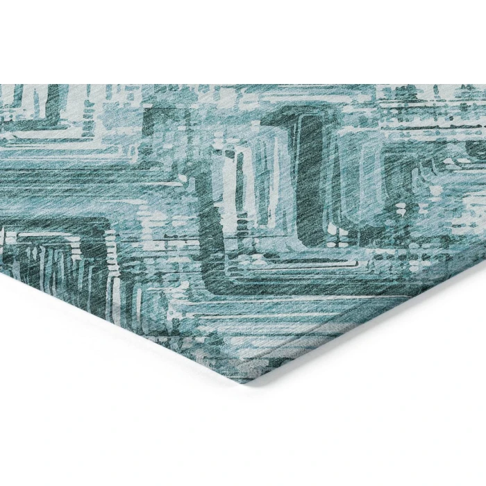Chantille ACN630 Teal 2'6" x 3'10" Rug