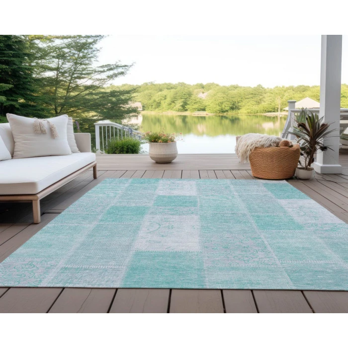 Chantille ACN631 Aqua 10' x 14' Rug