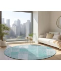 Chantille ACN631 Aqua 8' x 8' Rug