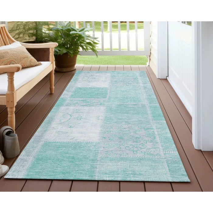 Chantille ACN631 Aqua 2'3" x 7'6" Rug