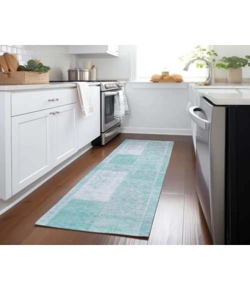 Chantille ACN631 Aqua 2'3" x 7'6" Rug