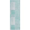 Addison Chantille ACN631 Aqua 2 ft. 3 in. x 7 ft. 6 in. Runner Rug