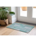 Chantille ACN631 Aqua 1'8" x 2'6" Rug