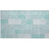 Addison Chantille ACN631 Aqua 1 ft. 8 in. x 2 ft. 6 in. Rectangle Rug