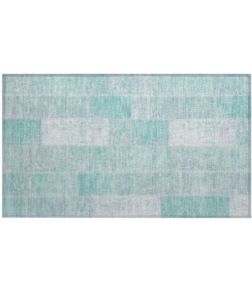 Chantille ACN631 Aqua 1'8" x 2'6" Rug
