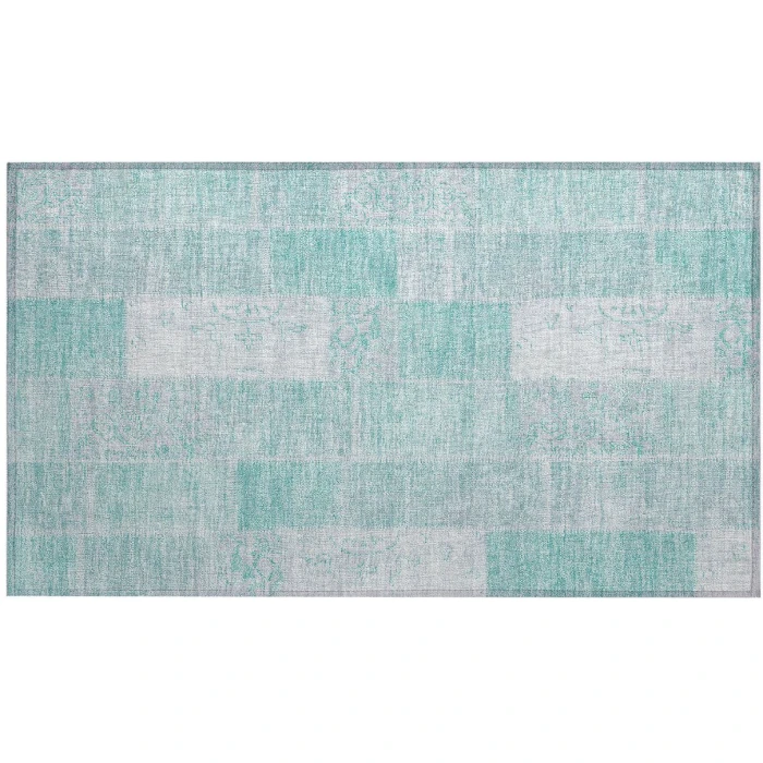 Chantille ACN631 Aqua 1'8" x 2'6" Rug