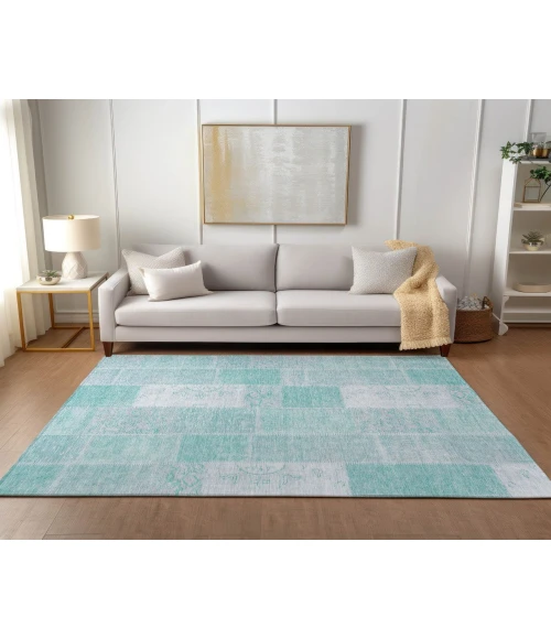 Chantille ACN631 Aqua 3' x 5' Rug