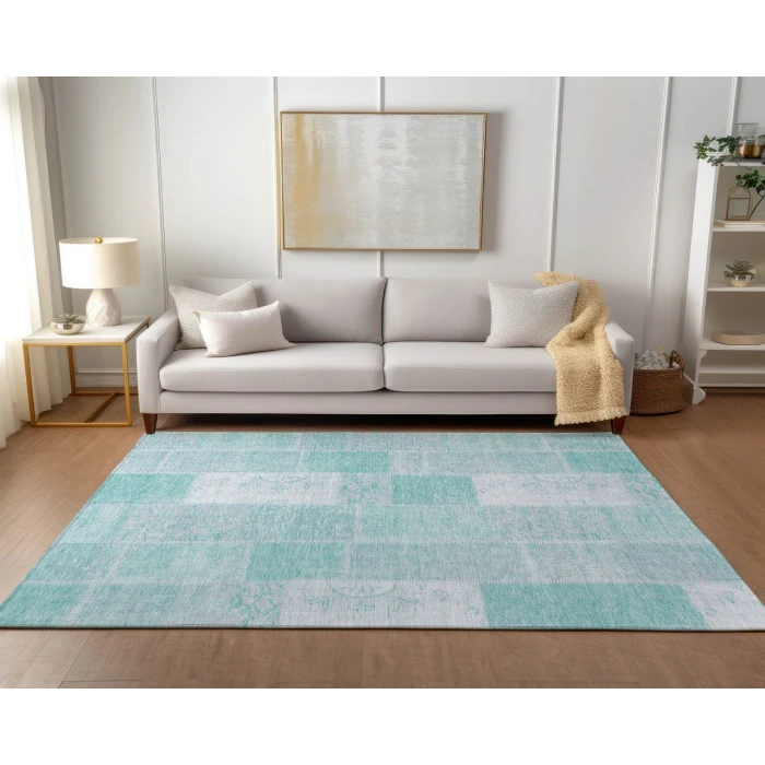 Chantille ACN631 Aqua 10' x 14' Rug