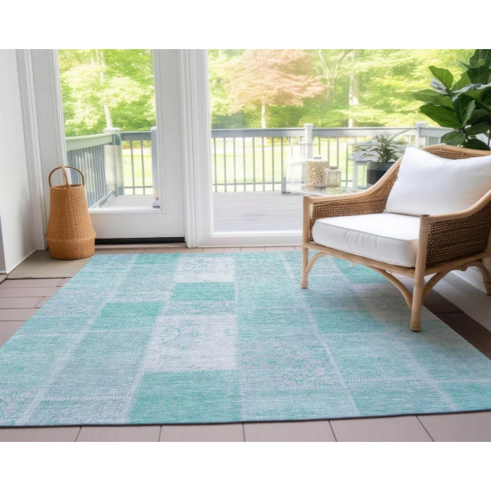Chantille ACN631 Aqua 10' x 14' Rug