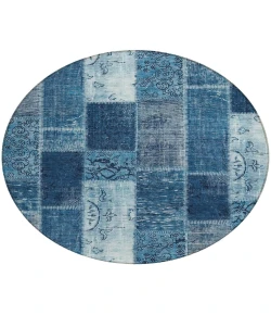 Addison Chantille ACN631 Blue 8 ft. x 8 ft. Round Rug