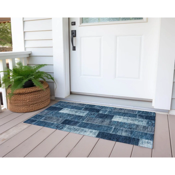 Chantille ACN631 Blue 1'8" x 2'6" Rug