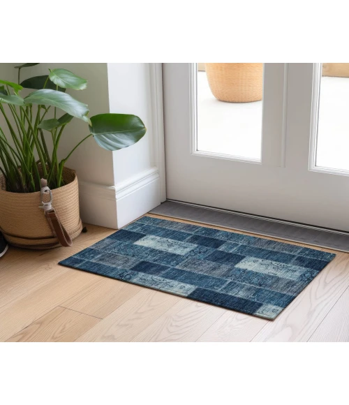 Chantille ACN631 Blue 1'8" x 2'6" Rug
