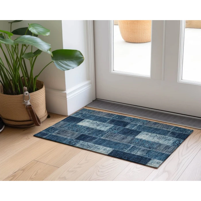 Chantille ACN631 Blue 1'8" x 2'6" Rug