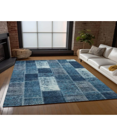 Chantille ACN631 Blue 3' x 5' Rug