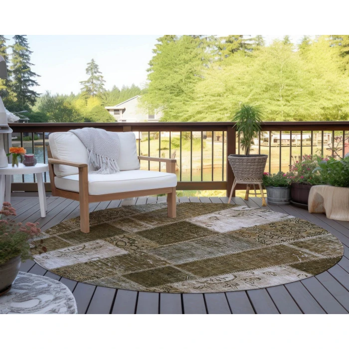 Chantille ACN631 Brown 8' x 8' Rug