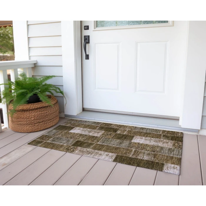 Chantille ACN631 Brown 1'8" x 2'6" Rug