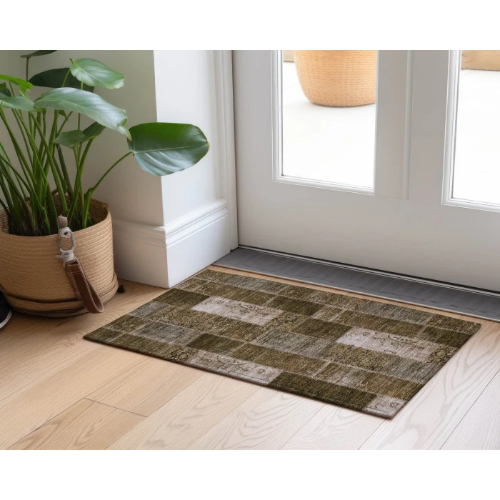 Chantille ACN631 Brown 1'8" x 2'6" Rug