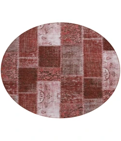 Addison Chantille ACN631 Burgundy 8 ft. x 8 ft. Round Rug