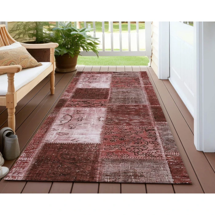 Chantille ACN631 Burgundy 2'3" x 7'6" Rug