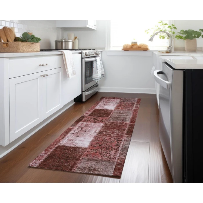 Chantille ACN631 Burgundy 2'3" x 7'6" Rug