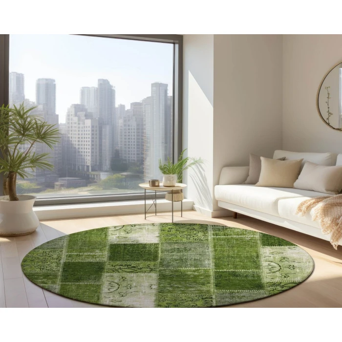 Chantille ACN631 Olive 8' x 8' Rug