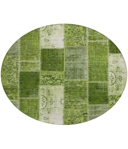 Addison Chantille ACN631 Olive 8 ft. x 8 ft. Round Rug