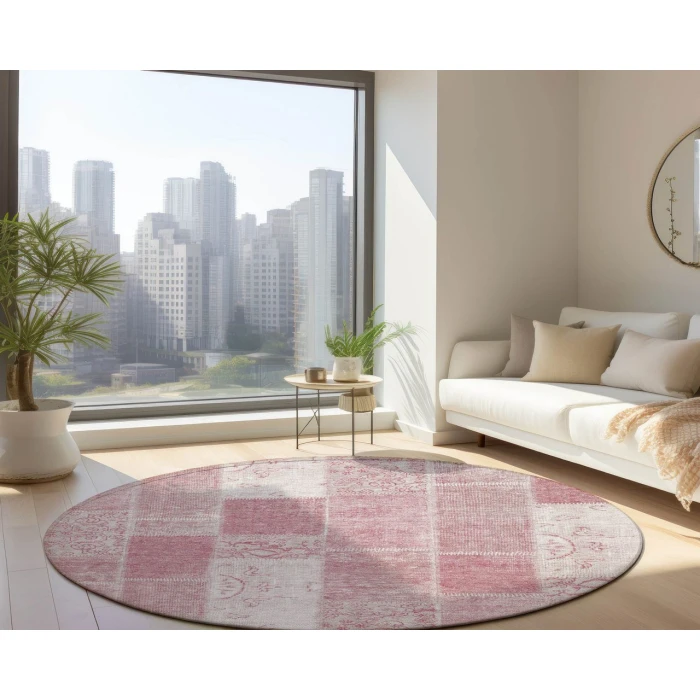 Chantille ACN631 Pink 8' x 8' Rug