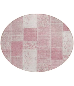 Addison Chantille ACN631 Pink 8 ft. x 8 ft. Round Rug