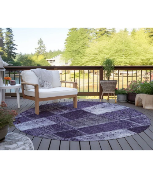 Chantille ACN631 Purple 8' x 8' Rug