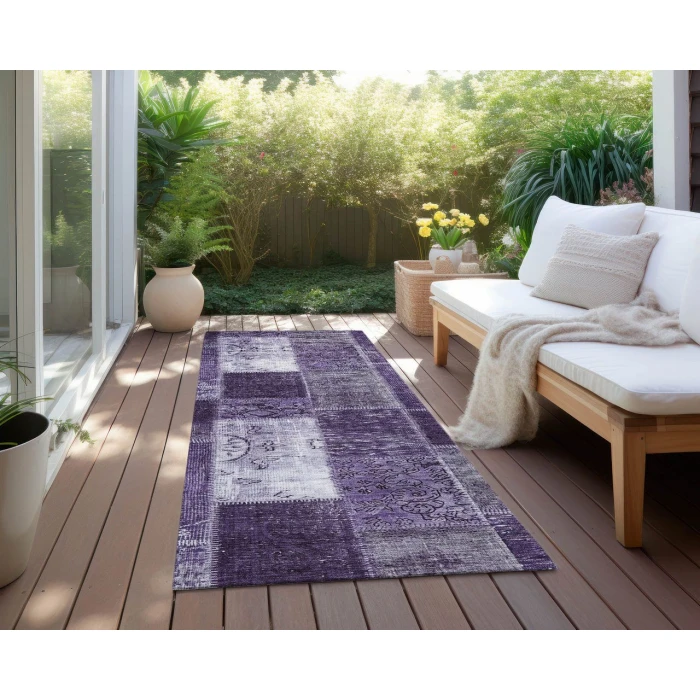 Chantille ACN631 Purple 2'3" x 7'6" Rug