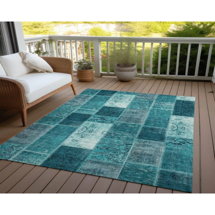 Chantille ACN631 Teal 10' x 14' Rug